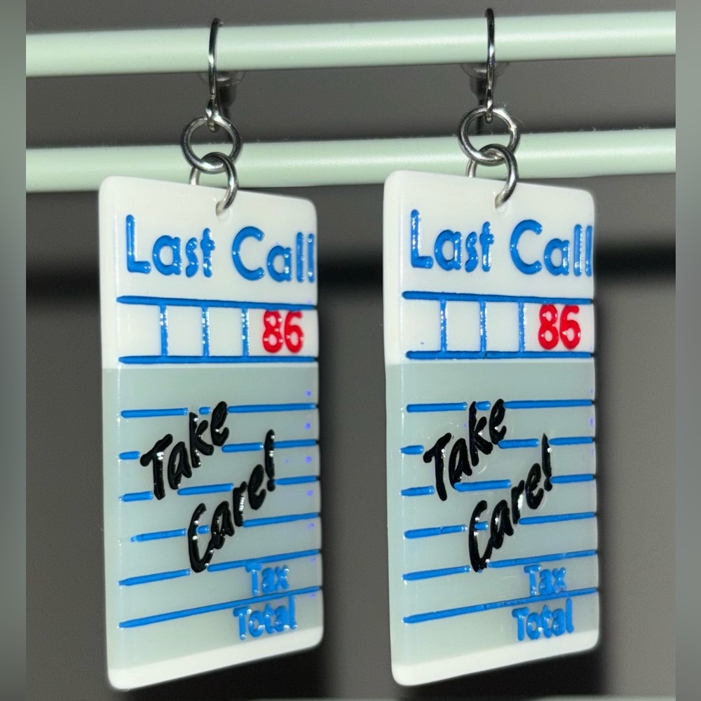 Peach Beast Last Call Earrings